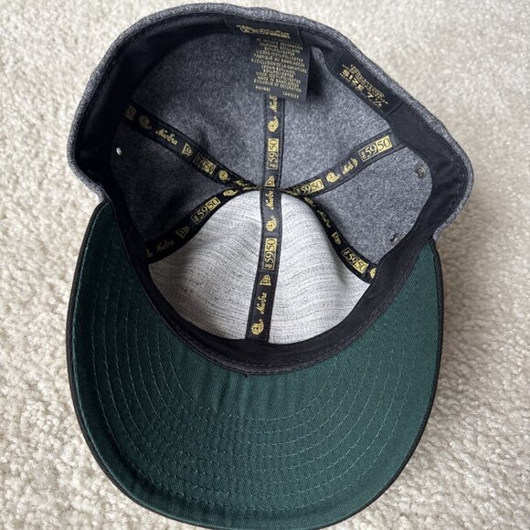 New Era Cap Heather Gray Retro Crown 59FIFTY Fitted Cap - Picture 6 of 6